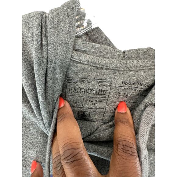 Patagonia women’s Regular Fit Uprisal Buffalo Bison Hoodie Pullover Size Large - Picture 2 of 10